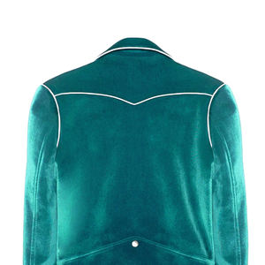 Classic <b>Mens</b> <b>Velvet</b> <b>Jacket</b> Luxury Slim Fit Premium Winter Stand Collar Front Logo <b>Dinner</b> <b>Jacket</b> for <b>Men</b> - Product Image 6