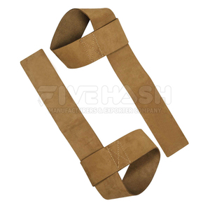 Comfortable Gym Leather <b>Lifting</b> <b>Straps</b> Strong Support <b>Straps</b> <b>For</b> Weightlifting Premium Strength Leather <b>Lifting</b> <b>Straps</b> - Product Image 3