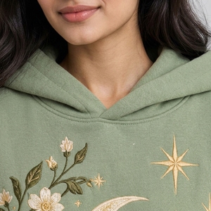Womens pullover <b>hoodies</b> with personalized <b>stitched</b> designs soft interiors and modern cuts for clothing retailers - Product Image 6