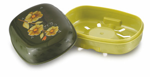 Reliance Plastic Jabonera Moderna de Plástico con Tapa, Diseño de Estrellas, Antideslizante, Accesorio de Baño, Color Rosa, Funciona con Electricidad - Product Image 6