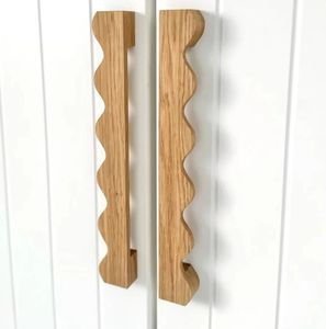 High Quality Modern Europe Simple Wood Door and Drawer Handles Furniture <b>Hardware</b> with Easy Installation and India Handicraft - Product Image 5