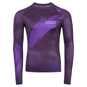 OEM Custom Rash Guard Breathable Sports <b>Compression</b> <b>Shirt</b> - Product Image 1
