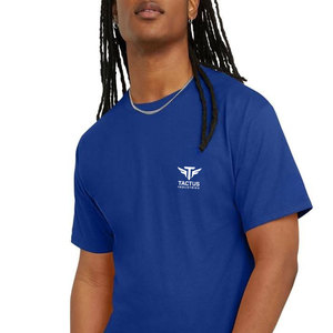 T-shirt imprimé pour homme, prix d'usine, 100% coton, couleur unie, vente en gros, t-shirt pour usage quotidien - Product Image 4