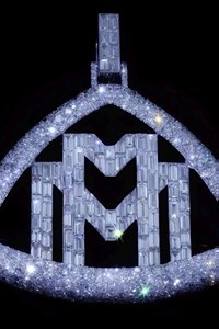 Colgante de Plata 925 con Moissanita Esmeralda y Diamantes Incoloros, Estilo Hip Hop Bling, Fabricante de Joyería de la India - Product Image 6