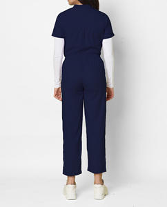 Conjuntos de Uniformes de Enfermera de Manga Corta con Logotipo Personalizado, Pantalones Deportivos, Conjuntos de Uniformes de Enfermería Elásticos de Spandex para Verano - Product Image 2