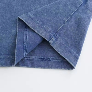 Envío Gratis al por Mayor Camiseta de Algodón 100% con Lavado Ácido, Lisa para Impresión POD, Oversize, Premium, Ecológica, Tejida, Cómoda y Elegante - Product Image 2