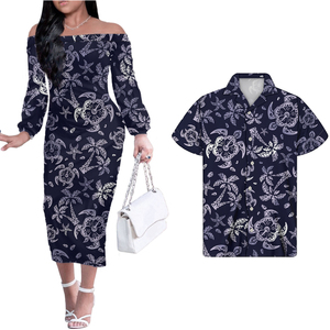 Diseño Popular, Nuevas Llegadas, Ropa de Pareja, 2 Piezas, Camisas Estampadas de Manga Larga, Vestidos Casuales - Product Image 2