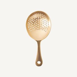 Meilleure Vente : Passoire à Thé en Laiton avec Manche en Bois – Filtre à Thé en Vrac Premium Doré – Outil de Cuisson de Thé de Qualité Supérieure - Product Image 4