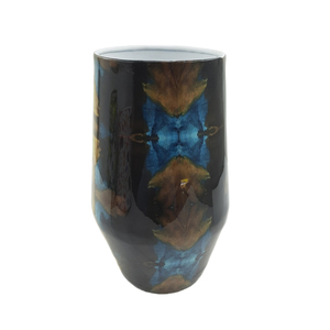 Ensemble de 4 pots de fleurs ronds en fer, couleur rose, taille moyenne, style américain, best-sellers, pour la décoration intérieure et extérieure - Product Image 2