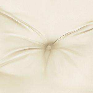 Set di 2 Cuscini per Sedie in Tessuto Oxford Bianco Crema 100% Poliestere per Uso Esterno - Product Image 6
