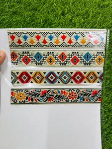 Tela de encaje jacquard de alta calidad con diseño floral para decoración de vestidos de novia, saris y prendas de vestir, fabricante textil. - Product Image 6