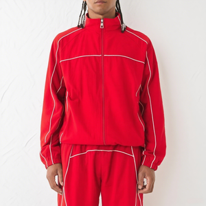 Conjunto Deportivo Personalizado de Chaqueta con Capucha y Pantalones de Chándal, de Poliéster, con Cierre, Corte Regular, Reflectante, Impermeable y Cortavientos, con Forro Polar, de Nailon - Product Image 6