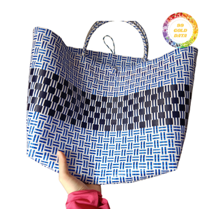 Cesta portátil de plástico tejido para frutas y alimentos, ideal para la playa, del fabricante - Product Image 3