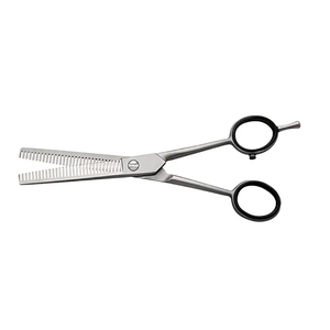 Ciseaux à effiler les cheveux à double tranchant en acier inoxydable allemand, vente en gros pour coiffeurs professionnels - Product Image 5