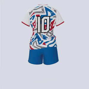 Gear Womens Custom Silver Spur Soccer Uniform Kit Jersey and <b>Shorts</b> Female Football Sports Outfit - Product Image 2