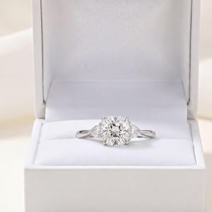 Anillo de Compromiso con Diamante Cultivado en Laboratorio de Corte Cojín de 1.20ct, Oro Sólido de 10K, 14K, 18K, Claridad E, VVS, Certificado IGI - Product Image 2