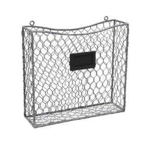 Cesta Metálica Colgante de Pared para Cocina Moderna, Organizador Elegante, Solución de Almacenamiento Montada en la Pared - Product Image 1