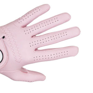 Gants de golf Pyrotect en cuir véritable à doigts entiers, avec sangle de poignet réglable, antidérapants, respirants, légers, motif à pois, unisexe - Product Image 4