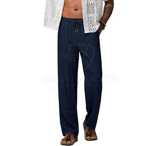 Pantalon slim tendance pour homme avec détails poches latérales, pantalon moderne pour jeune homme, couleur unie, pantalon simple pour homme en vente - Product Image 6