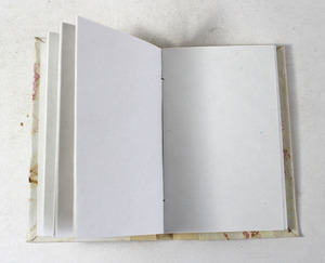 Designer White Marble Print Handmade Recycled Cotton Paper Note <b>Book</b> A5 Wood & Acid Free Hard Cover <b>Notebooks</b> Journal Diary - Product Image 3