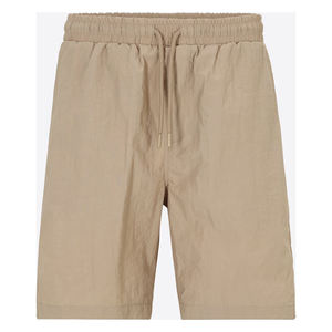 กางเกงบาสเก็ตบอลผ้าฝ้ายระบายอากาศทรงเรโทรสำหรับผู้ชาย สีพื้น สไตล์ลำลอง ความยาวครึ่งเข่า ทรงหลวม ใส่ได้ทั้งชายและหญิง - Product Image 1