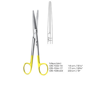 ชุดเครื่องมือผ่าตัดแบบแม่นยำ Sims Scissors ผลิตจากเหล็กกล้าไร้สนิม ได้รับการรับรองมาตรฐาน ISO13485 สำหรับการตัด - Product Image 1