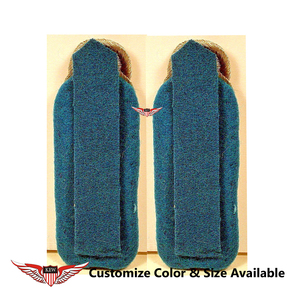 KEW Gold <b>Braided</b> Epaulettes Dark Blue Backing Style Garment <b>Accessory</b> - Product Image 3