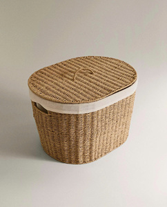 Nueva colección de cestas de almacenamiento de papel con tapa, fabricadas en Vietnam, con precio de mayoreo, OEM, ODM, color y dimensiones personalizables. - Product Image 1