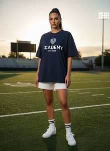 สถาบันเอเธนซ์ 2024 เสื้อยืดผ้าฝ้ายพิมพ์ลายโลโก้ผู้ชายแขนสั้นคอกลมลำลองทรงพอดีตัว - Product Image 4