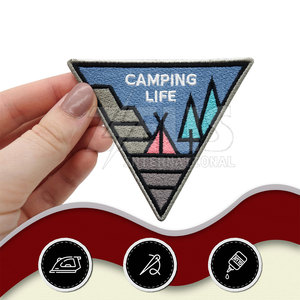 Wholesale Price Custom Made Embroidery <b>Patches</b> For Team Apparel And Gear Embroidery <b>Patches</b> - Product Image 3
