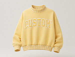 Sweat-shirt en coton tricoté décontracté pour femme, col roulé, imprimé personnalisé, avec logo frontal, automne-hiver - Product Image 1