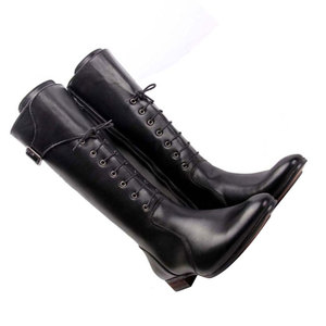 Bottes d'équitation en cuir de haute qualité TWILL SPORTS, ajustement réglable pour cavaliers et débutants - Product Image 6