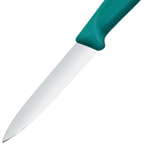 Couteaux à éplucher verts à manche vert, en acier inoxydable, à lame tranchante, pour la découpe des fruits, des légumes et des aliments - Product Image 4