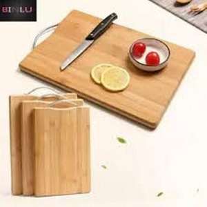 Planche de préparation alimentaire et de découpe robuste pour la viande, planche à découper en bois de boucher de qualité supérieure pour restaurant, hôtel, cuisine - Product Image 3