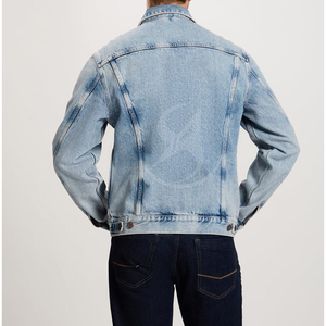 Oversized Denim <b>Jacket</b> For Men Breathable <b>Winter</b> Season Wholesale Cheap Prices Plus Size Denim <b>Jackets</b> For Men - Product Image 2