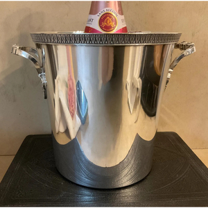 New Elegant Style Stainless Steel Metal Round Shape Golden Antique Finished <b>Ice</b> Bucket Used Home and Hotels Accessories Supplies - Product Image 5