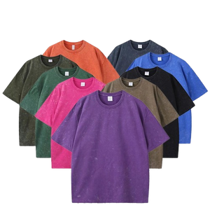 Camiseta Deportiva Informal de Secado Rápido, Transpirable, de Poliéster/Algodón, para Gimnasio y Fitness, Ecológica, con Ribete en Contraste, de Alta Calidad, Sólida - Product Image 1