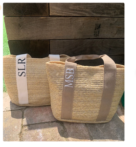 <b>Personalised</b> Womens Straw Tote Summer Womens Handbag Customized Ladies Shoulder Straw Hand <b>Bags</b> - Product Image 2