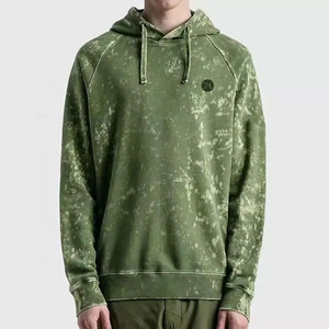 Sweat-shirts à capuche en coton 100% de qualité supérieure, effet délavé, pour hommes, style streetwear décontracté, personnalisable, en coton mélangé. - Product Image 3