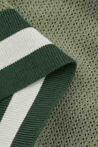 เสื้อโปโลผู้ชาย แขนสั้น ผ้าถักลายริบแนวตั้ง ชายเสื้อลายทาง ทรงเข้ารูป สวมใส่สบาย ผลิตจากผ้าฝ้ายผสม เหมาะสำหรับฤดูร้อน - Product Image 5