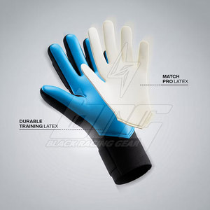 Soccer Goalkeeper <b>Gloves</b> Custom Professional High Quality German Latex Palm Finger Save Breathable Match Training Customized - Product Image 5