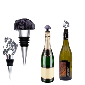 Bouchon de vin réutilisable en diamant Bouchon en verre cristal pour la maison Hôtels Clubs Bars Lieux de mariage - Product Image 1