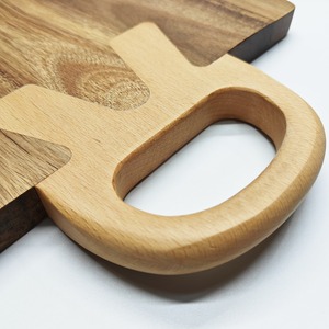 เขียงไม้อะคาเซียสำหรับหั่นอาหารและเตรียมอาหารในครัว - Product Image 3