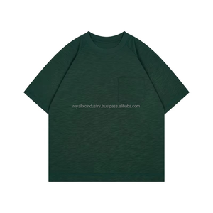 T-shirts Publicitaires Personnalisés Neufs, Coupe Ample et Oversize, en Coton Lourd 100% Coton, Tissu Tricoté Couleur Unie, Vente en Gros - Product Image 5