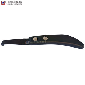 Couteau à sabots LIPUMA <span class=keywords><strong>ARION</strong></span>, lame en acier inoxydable noir, manche ergonomique perforé, couteau professionnel de qualité supérieure pour le soin des sabots de cheval - Product Image 6