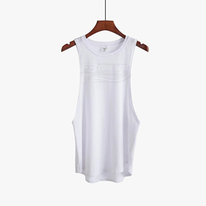 เสื้อกล้ามกีฬาผู้ชาย ผ้าฝ้ายถัก 100% สวมใส่สบาย เหมาะสำหรับเดินทาง ออกกำลังกาย เพาะกาย ฟิตเนส วิ่ง แห้งเร็ว รับออกแบบตามสั่ง OEM - Product Image 2