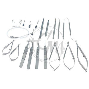 Instruments de microchirurgie de qualité supérieure, outils chirurgicaux en acier inoxydable pour la manipulation des tissus délicats et les travaux de précision - Product Image 2