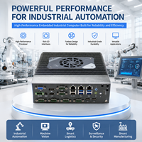 Mini PC Industrial Integrado con Puertos LAN Intel I210/I219, RS232/422/485, CPU I5-11400, 16-64GB de RAM, 512GB-2TB de Almacenamiento, Stock Industrial
