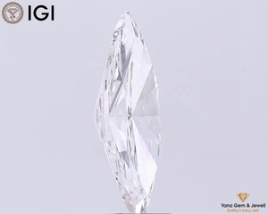 เพชรทรงมาร์คีส์ 4.00 กะรัต เพาะเลี้ยงในห้องปฏิบัติการด้วยเทคนิค CVD สี F ความสะอาดระดับ VS1 เหมาะสำหรับเป็นเครื่องประดับชิ้นเดียวที่โดดเด่น - Product Image 6