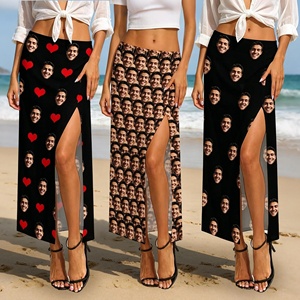 Pareo Hawaiano Personalizado con Estampado Polinesio, Envoltura de Playa, Ropa Tropical para Resort, Fábrica de Prendas OEM ODM - Product Image 2